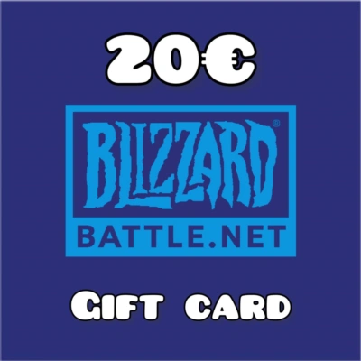 🔥 Blizzard Gift Card 20 EUR (Официальный 🔑 КЛЮЧ EU)